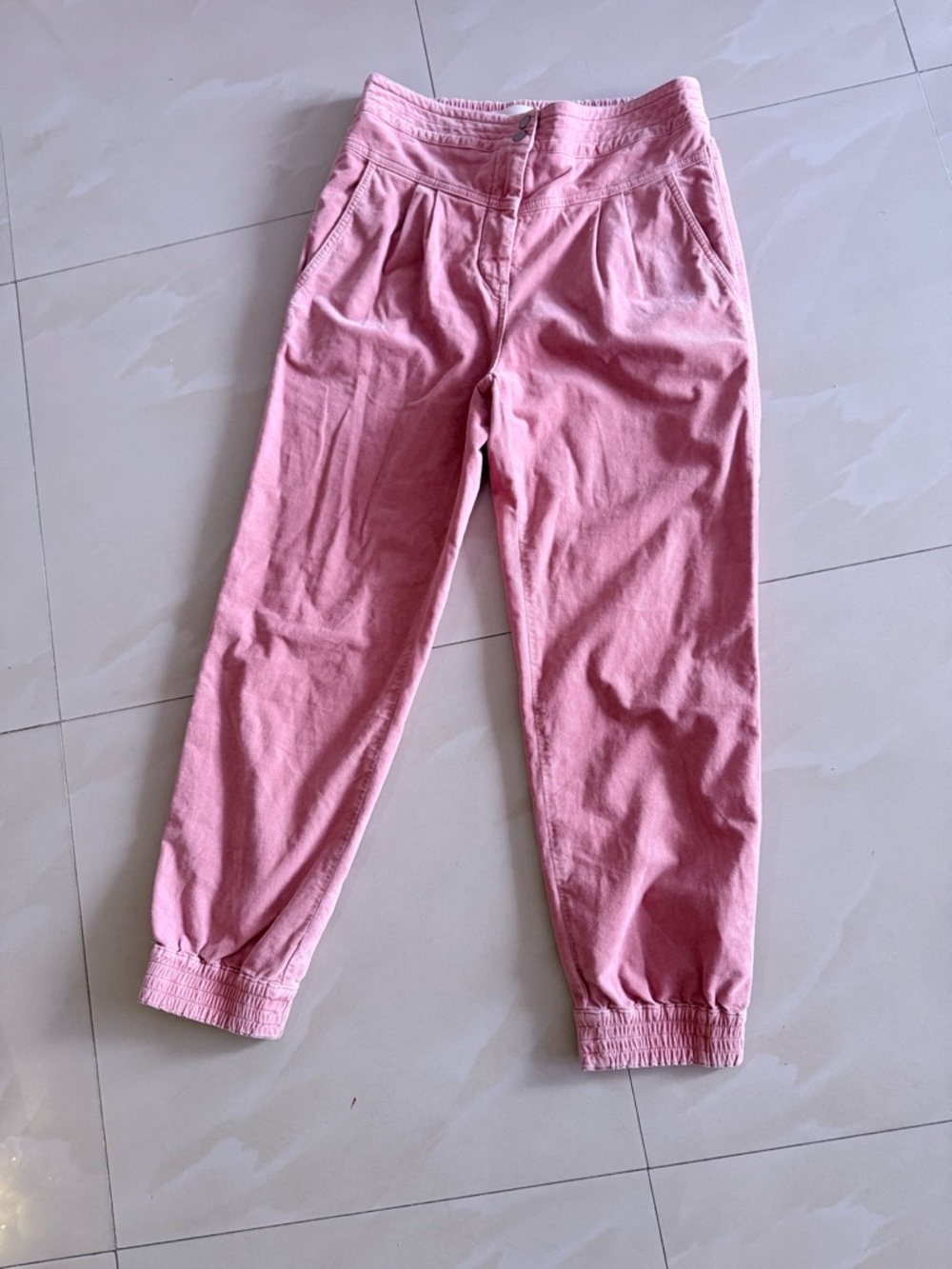 Anthropologie Pink Jogger Pants size Small - Picture 3 of 16
